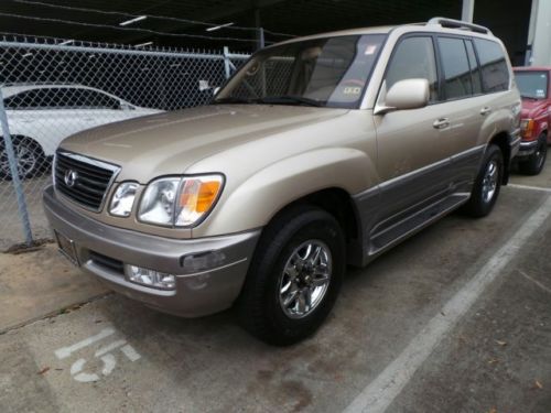 2002 lexus lx 470beige tan leather navigation 121k miles 4x4 lx470 ship assist