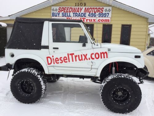 1991 suzuki samurai 4x4 1.3 liter efi lifted