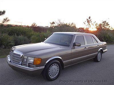 1989 mercedes benz 420 sel clean carfax florida car classic collectors garaged