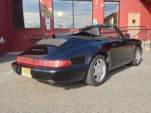 1991 Porsche 911 Carrera 4 Convertible 2-Door 3.6L, image 2