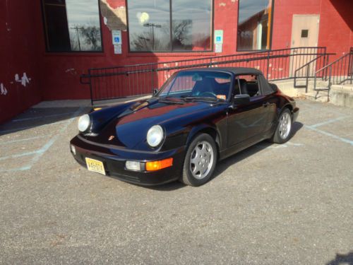 1991 Porsche 911 Carrera 4 Convertible 2-Door 3.6L, image 4