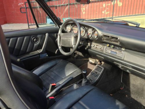 1991 Porsche 911 Carrera 4 Convertible 2-Door 3.6L, image 6
