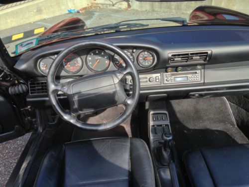 1991 Porsche 911 Carrera 4 Convertible 2-Door 3.6L, image 8