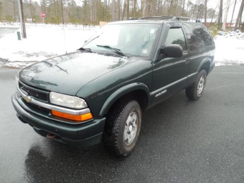 2003 chevrolet blazer ls sport utility 4x4 4wd green reliable suv no reserve