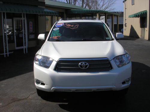 No reserve      2008   toyota highlander limited hybrid  4x4    look