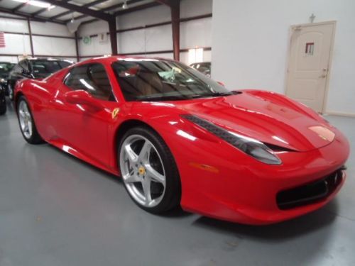 2013 ferrari 458 spider convertible cd air conditioning alloy wheels 20 wheels