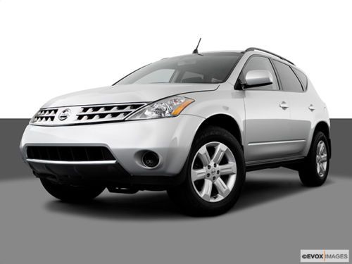 2006 red nissan murano se sport utility 4-door 3.5l