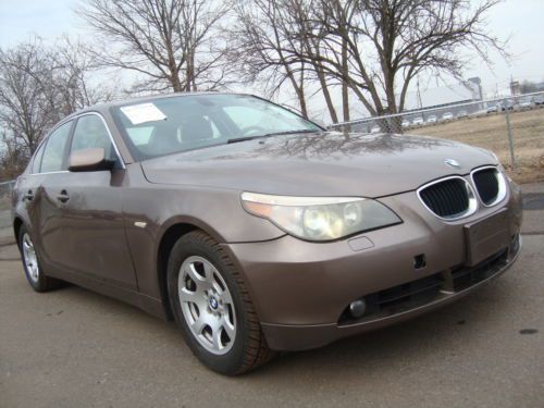 Bmw 525i salvage rebuildable repairable wrecked project theft easy fixer