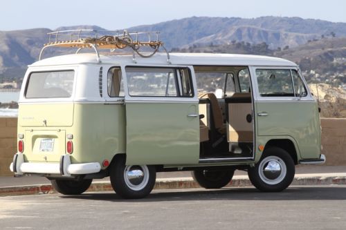 Volkswagen, vw, vw, bus, t2, kombie, transporter, restored, deluxe, sunroof