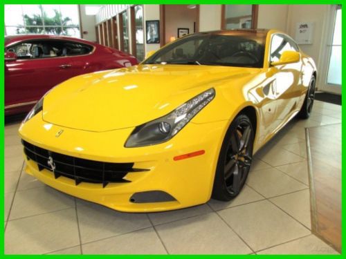 13 giallo modena ff f-1 6.3l v12 *carbon fiber driver zone &amp; dashboard *low mi