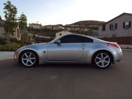 2003 nissan 350z touring - 6-speed manual - chrome silver - 92k miles - $10,299