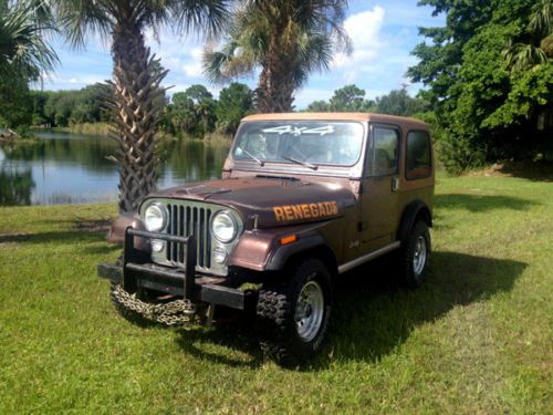 1986 jeep cj7, 258 six, auto, hardtop, dana axles, carb upgrade, no reserve