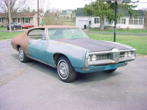 1968 1969 1970 lemans gto tempest positive traction  parts car with title