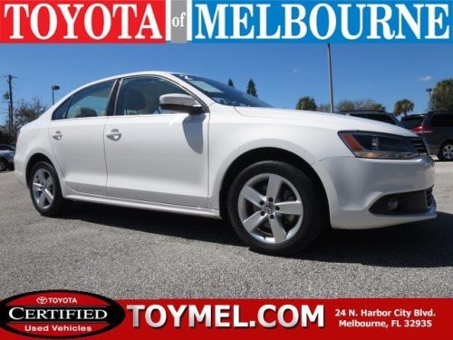 2012 volkswagen jetta tdi 2.0l turbo leather sunroof clean navigation diesel nav
