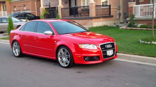 Rare beautiful audi rs4 misano red carbon fiber package all options