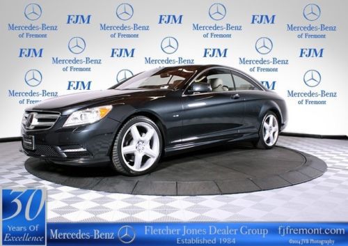 2012 mercedes-benz cl-class cl550, one owner, low miles, premium 2 pkg!