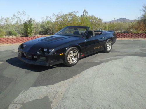 1989 chevrolet camaro iroc z convertible