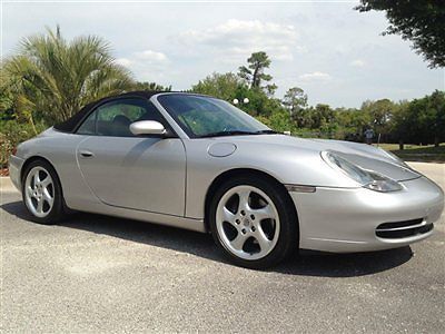 Porsche 911 carrera cabriolet 6 speed manual clean carfax *we trade &amp; finance*