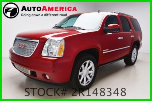 We finance! 30379 miles 2013 gmc yukon denali 6.2l v8 16v bose onstar