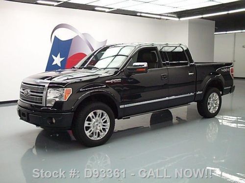 2010 ford f-150 platinum crew 4x4 sunroof nav 20&#039;s 59k texas direct auto