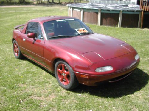 90 Mazda Miata w/ hardtop, image 2