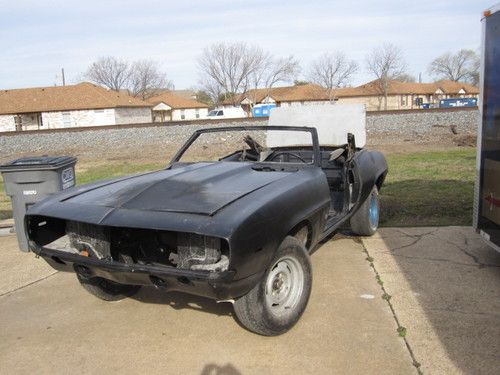 1969 camaro convertible project