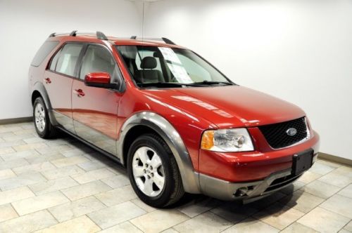2006 ford freestyle sel leather 3rw seat low miles clean carfax