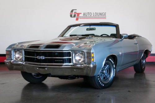 1971 chevelle ss convertible ls5 454 numbers matching 4 speed manual factory air