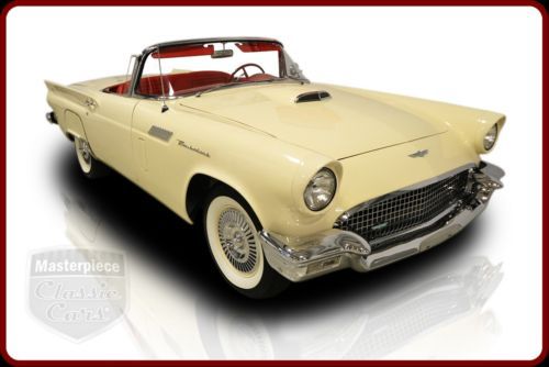 57 ford thunderbird convertible rebuilt 312 ci/245 hp v8 rebuilt automatic