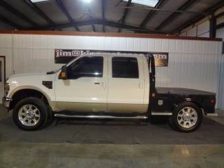 1owner, nonsmoker, crew 4x4, powerstroke, nav, sync, flatbed!