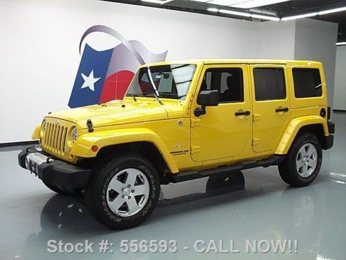 2011 jeep wrangler unltd sahara 4x4 hardtop auto 13k mi texas direct auto