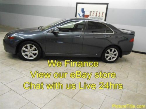 04 tsx sedan leather heated seats sunroof new tires we finance texas