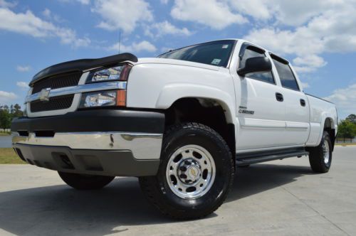 2004 chevrolet 2500hd crew cab ls diesel leather clean!!