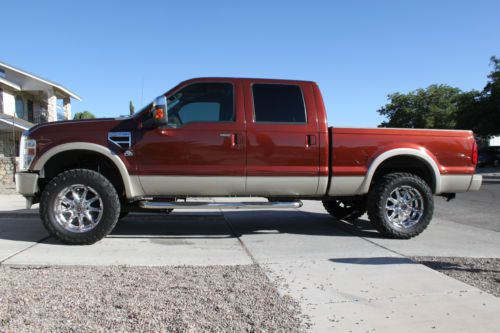 2008 ford f-250 super duty king ranch crew cab pickup 4-door 6.4l