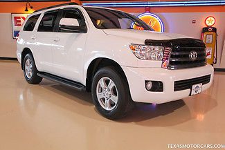 2012 toyota sequoia sr5, 20k miles, tan leather, sunroof, 3rd row seat, cd, usb