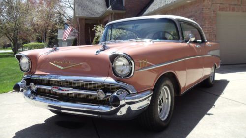 Classic 1957 chevy chevrolet belair 210 / 4 door hard top/ vin vc57n224620