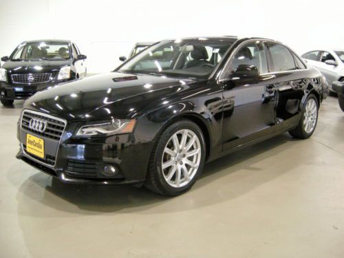 2011 a4 quattro premium + awd navi 6 sp sport pkg carfax certified one owner