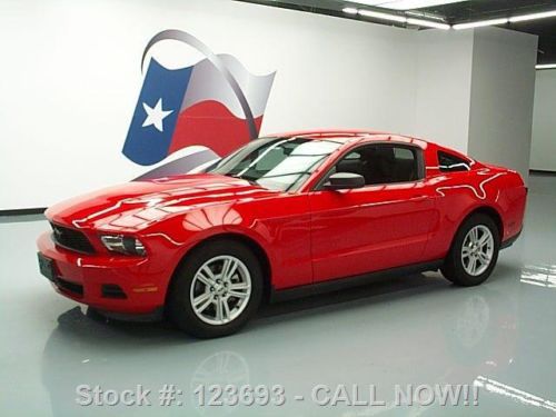 2011 ford mustang v6 6-spd cruise ctrl alloy wheels 47k texas direct auto