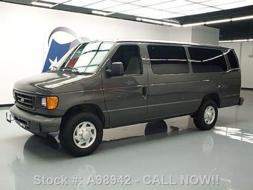 2007 ford e350 5.4l 6pass custom seating w/table 38k mi texas direct auto