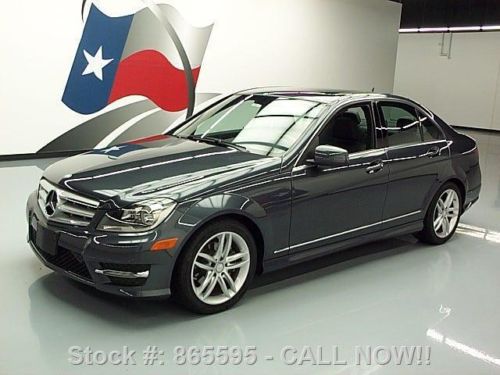 2013 mercedes-benz c250 sport turbocharged sunroof 10k texas direct auto