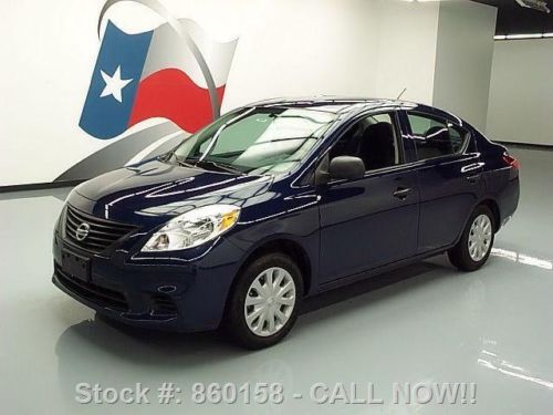 2013 nissan versa sedan 5-speed one owner gas saver 24k texas direct auto