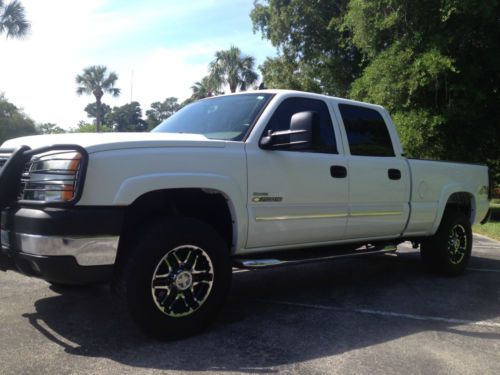 2006 Chevrolet Silverado 2500 HD LT Crew Cab Pickup 4-Door 6.6L / Train horns!, US $26,500.00, image 3