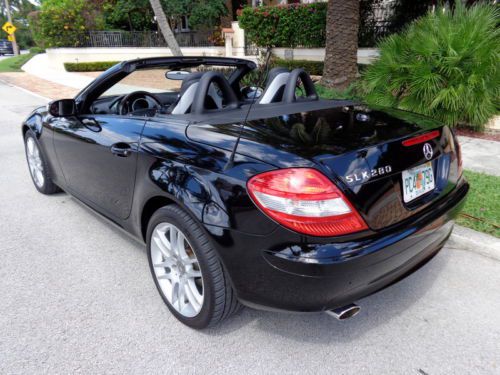 Florida 07 slk280 convt. winter pkg clean carfax retractable hard top no reserve