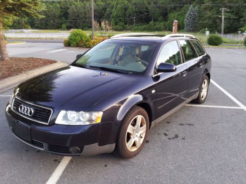 2002 audi a4 avant (wagon) quattro 3.0l v6 5-speed tiptronic 149k miles