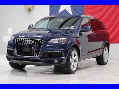 2010 audi q7 premium plus tdi 1-owner diesel s-line awd 3rd row navigation pano