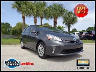 2012 toyota prius v package 3 navigation rear camera carfax cert 1 owner