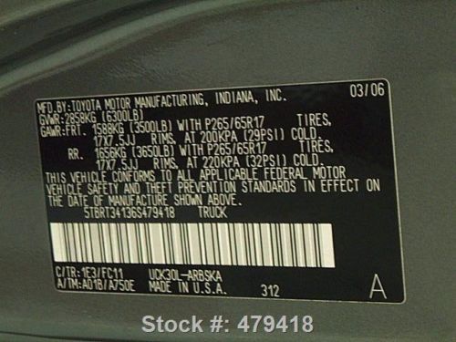 2006 TOYOTA TUNDRA SR5 ACCESS CAB 4.7L V8 6-PASS 75K MI TEXAS DIRECT AUTO, US $13,980.00, image 11