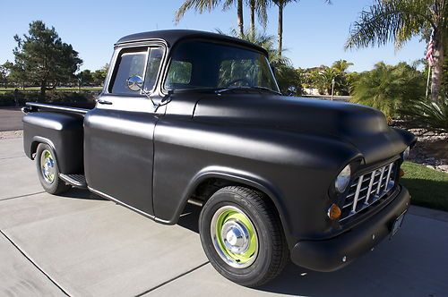 1955 chevrolet truck, model 3100, step side, short bed