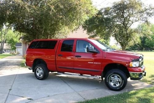 2004 dodge ram 2500 truck 4x4 quad cab slt