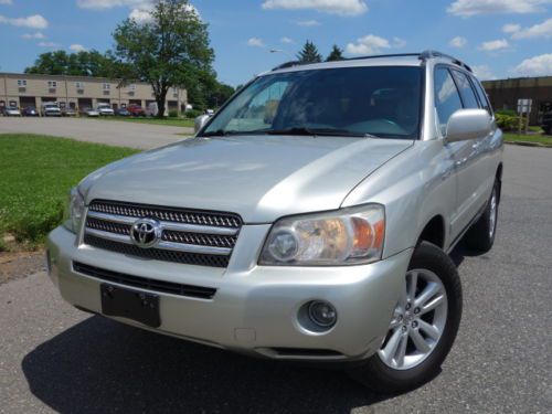 Toyota highlander hybrid 4wd sunroof 3rd row sunroof free autocheck no reserve